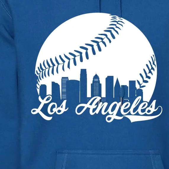 Los Angeles Baseball Vintage LA Fan Gear Premium Hoodie