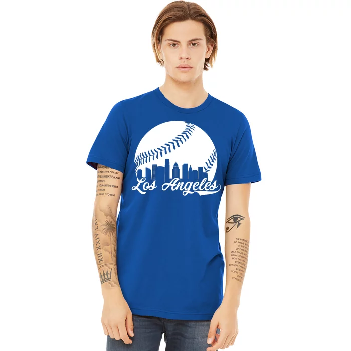 Los Angeles Baseball Vintage LA Fan Gear Premium T-Shirt