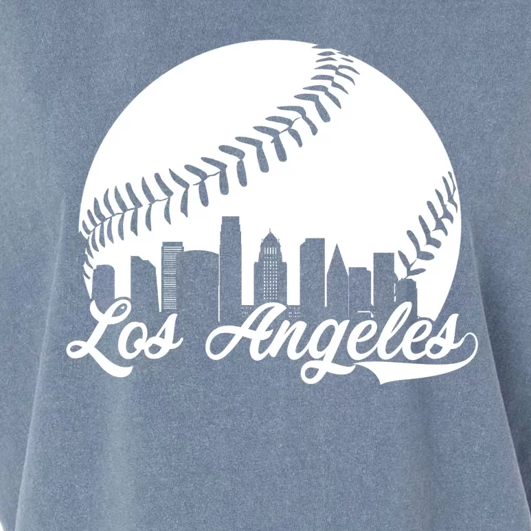 Los Angeles Baseball Vintage LA Fan Gear Garment-Dyed Women's Muscle Tee