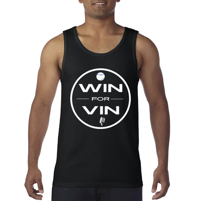 Los Angeles Baseball Win For Vin Microphone Tank Top