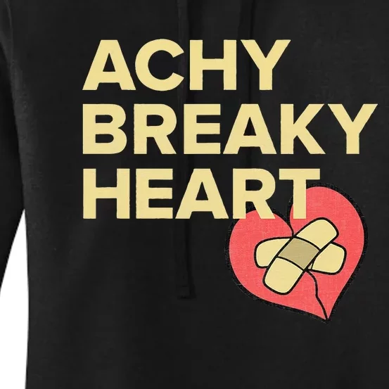 LyricLyfe ACHY BREAKY HEART band music Women's Pullover Hoodie