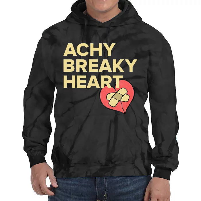 LyricLyfe ACHY BREAKY HEART band music Tie Dye Hoodie