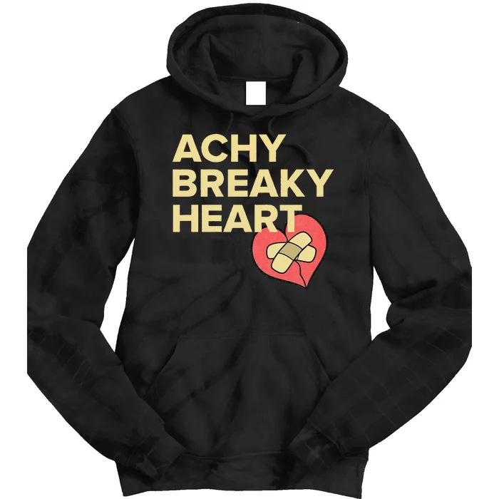 LyricLyfe ACHY BREAKY HEART band music Tie Dye Hoodie