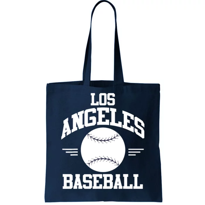 Los Angeles Baseball Fan Tote Bag