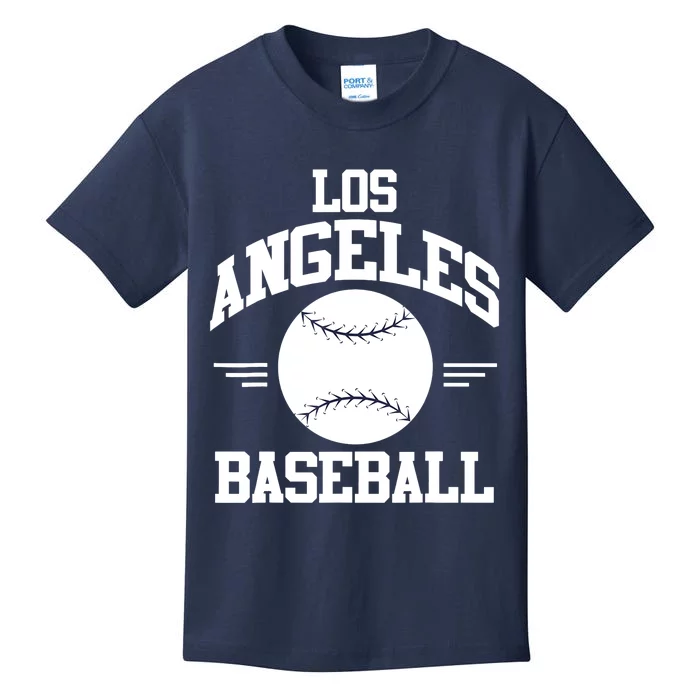 Los Angeles Baseball Fan Kids T-Shirt