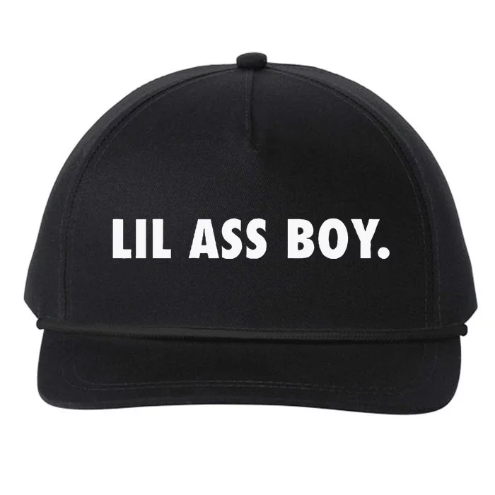 Lil Ass Boy Funny Snapback Five-Panel Rope Hat