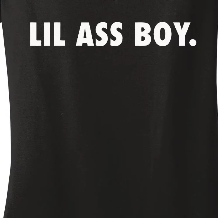 Lil Ass Boy Funny Women's V-Neck T-Shirt