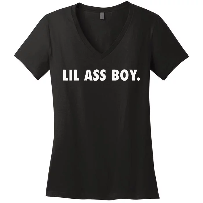 Lil Ass Boy Funny Women's V-Neck T-Shirt