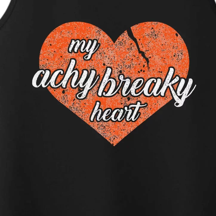 Lyriclyfe Achy Breaky Heart Performance Tank