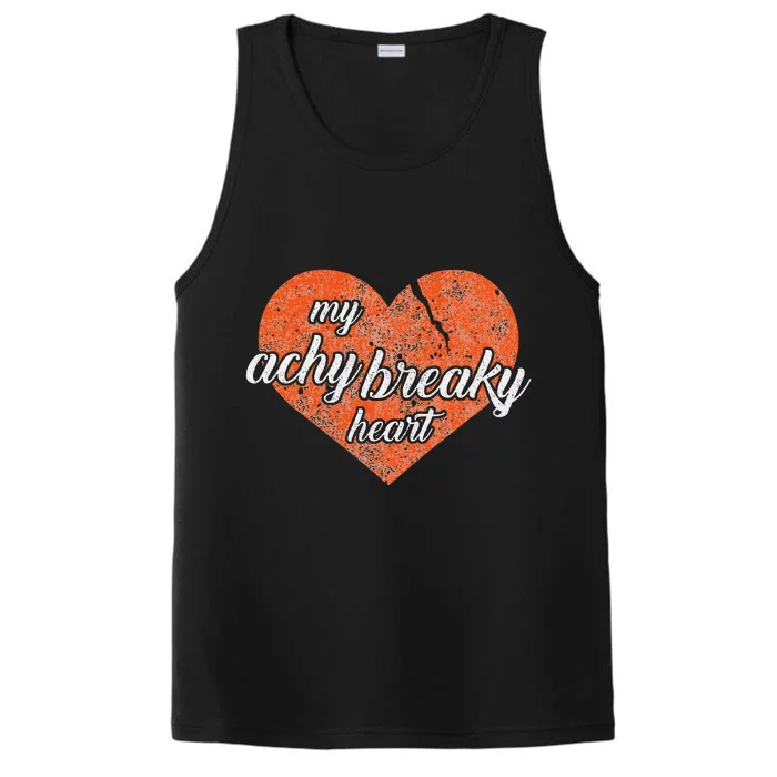 Lyriclyfe Achy Breaky Heart Performance Tank