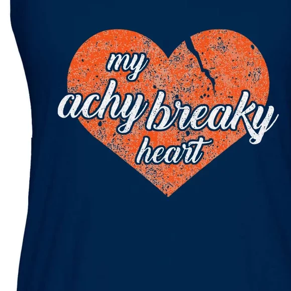 Lyriclyfe Achy Breaky Heart Ladies Essential Flowy Tank