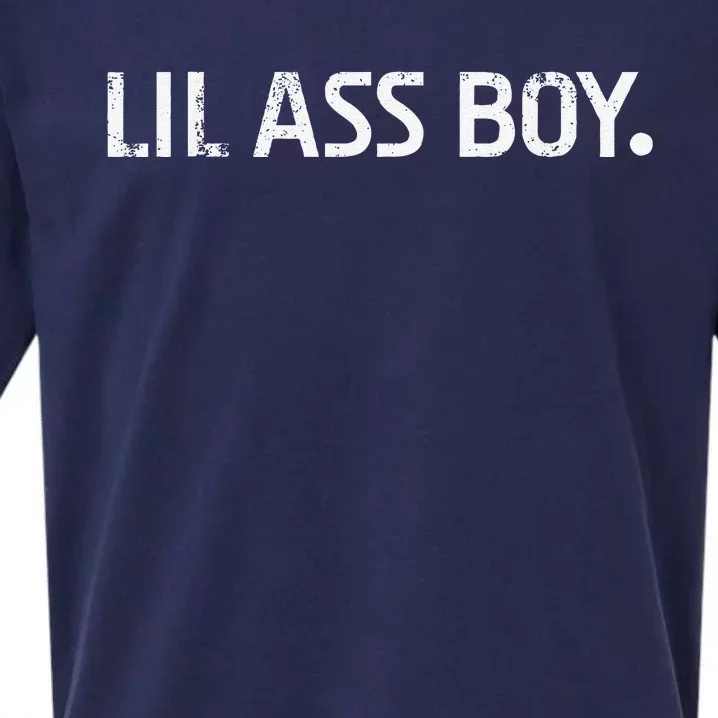 Lil Ass Boy Funny Lil Ass Boy Sueded Cloud Jersey T-Shirt