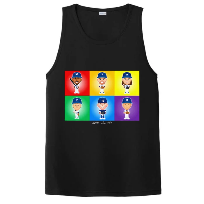 Los Angeles Baseball Rainbow Pride Performance Tank