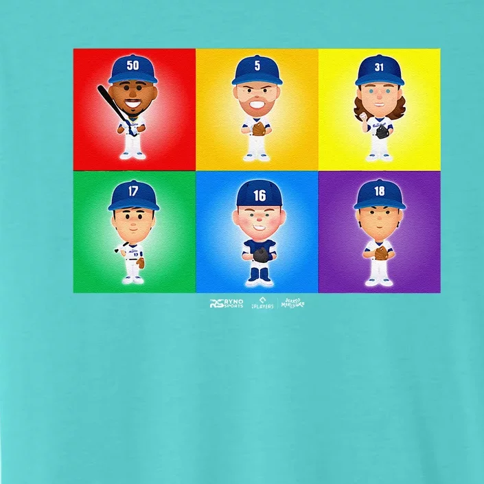 Los Angeles Baseball Rainbow Pride ChromaSoft Performance T-Shirt