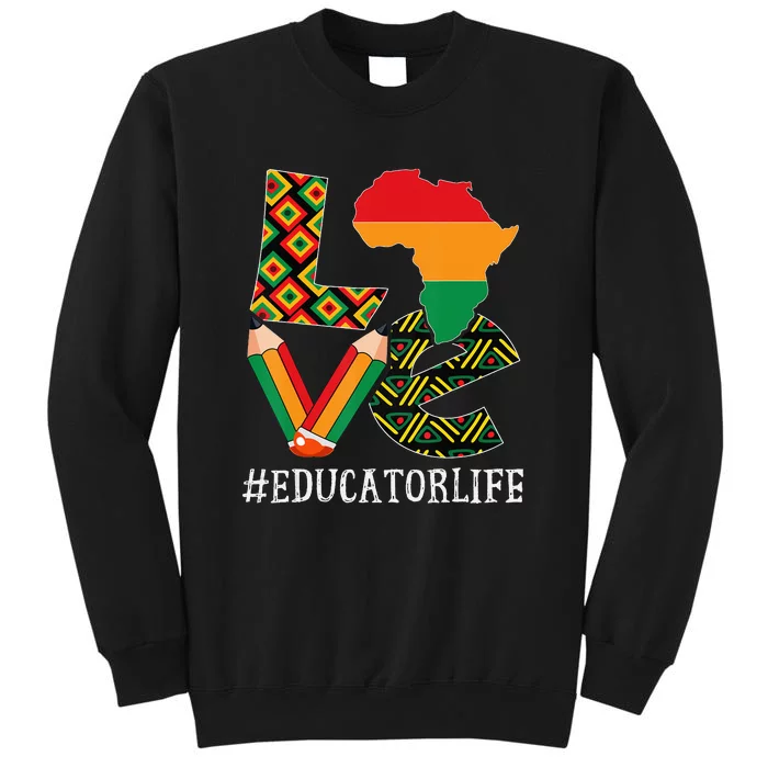 Love Africa Black History Month African American Sweatshirt