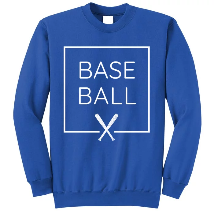 Love American Baseball Graphic Bats Baseballin Fan Gift Cute Gift Tall Sweatshirt