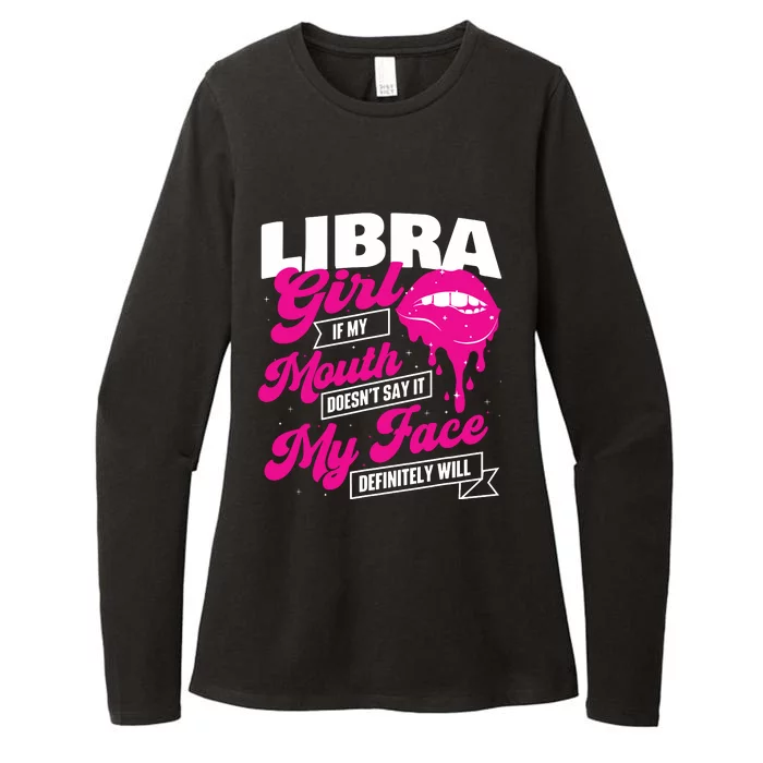 Libra Astrology Birthday Zodiac Sign Womens CVC Long Sleeve Shirt