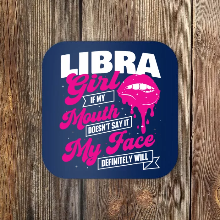 Libra Astrology Birthday Zodiac Sign Coaster