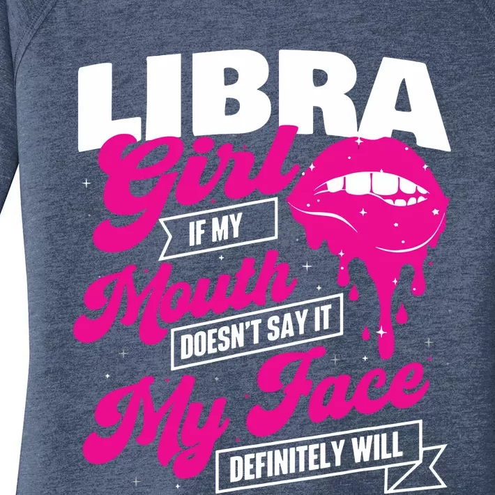 Libra Astrology Birthday Zodiac Sign Women's Perfect Tri Tunic Long Sleeve Shirt