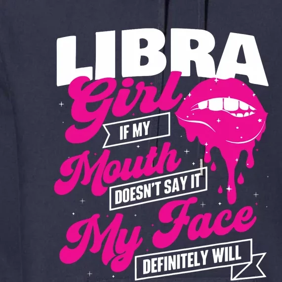 Libra Astrology Birthday Zodiac Sign Premium Hoodie