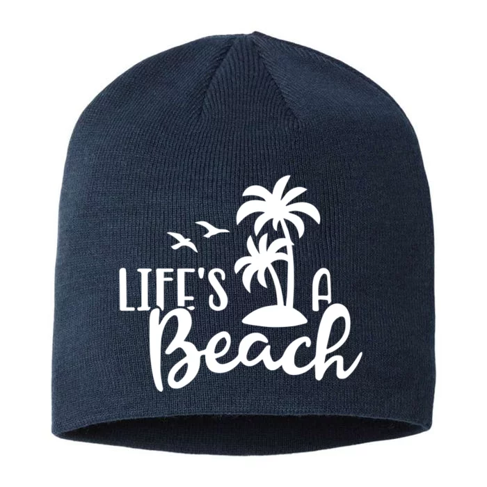 Life's A Beach Tropical 8 1/2in Sustainable Knit Beanie