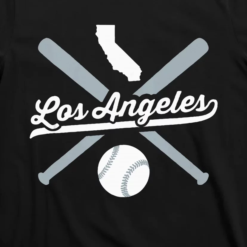 Los Angeles Baseball California Pride Love City T-Shirt