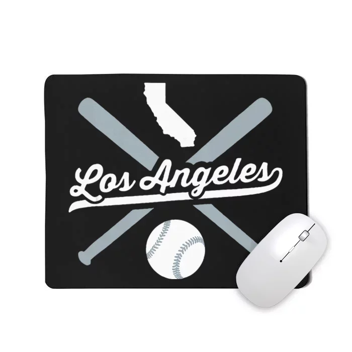 Los Angeles Baseball California Pride Love City Mousepad