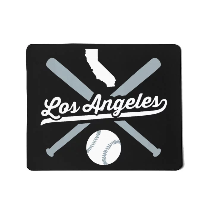 Los Angeles Baseball California Pride Love City Mousepad