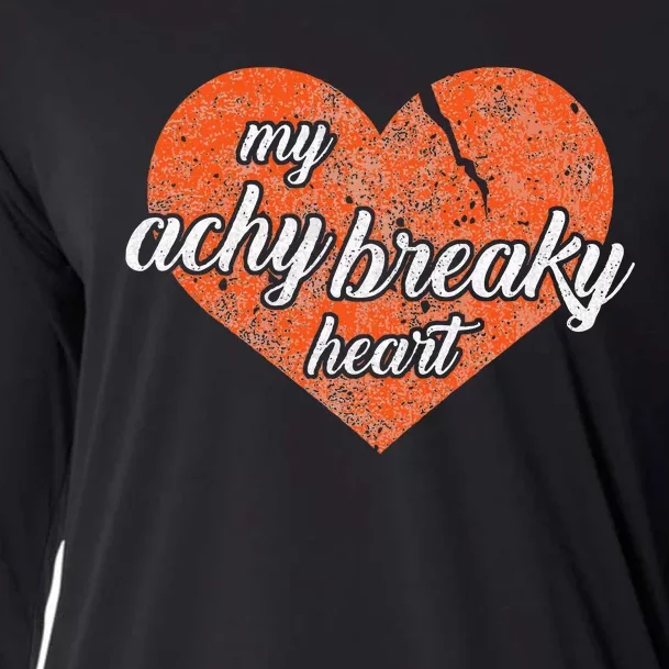 Lyriclyfe Achy Breaky Heart Cooling Performance Long Sleeve Crew