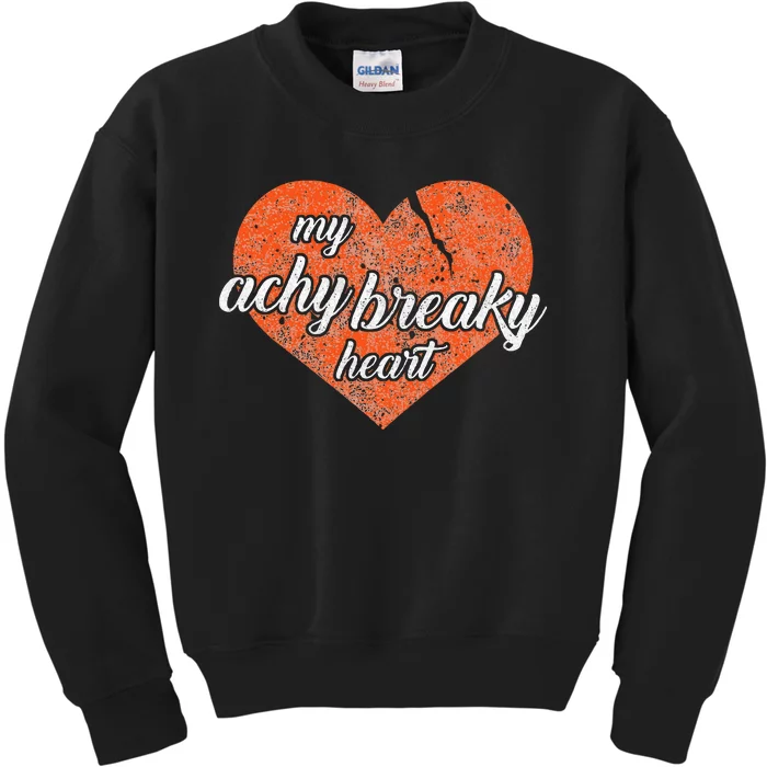 Lyriclyfe Achy Breaky Heart Kids Sweatshirt