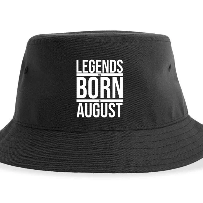 Legends Are Born In August Gift Sustainable Bucket Hat