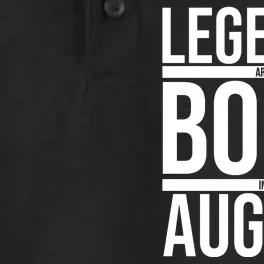 Legends Are Born In August Gift Dry Zone Grid Performance Polo