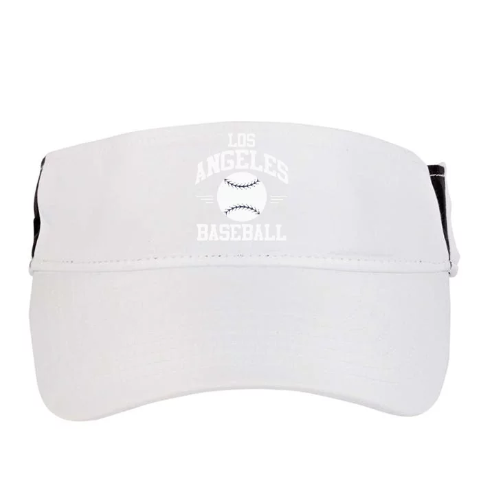 Los Angeles Baseball Fan Adult Drive Performance Visor