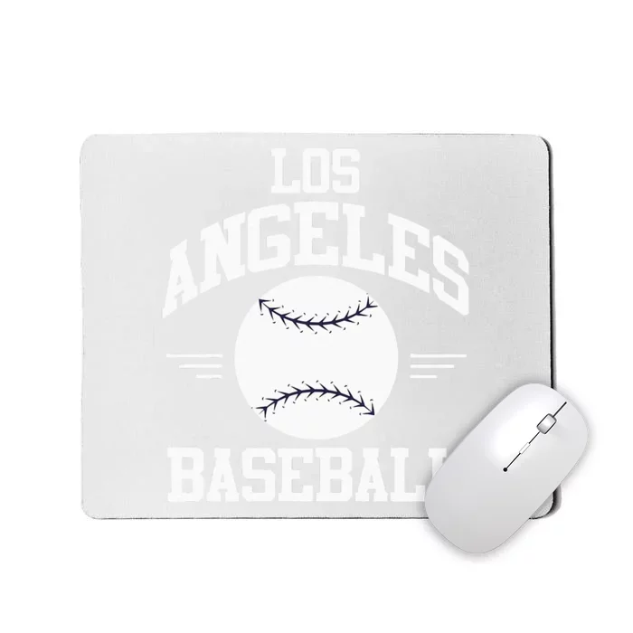 Los Angeles Baseball Fan Mousepad