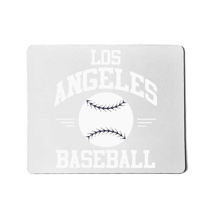 Los Angeles Baseball Fan Mousepad