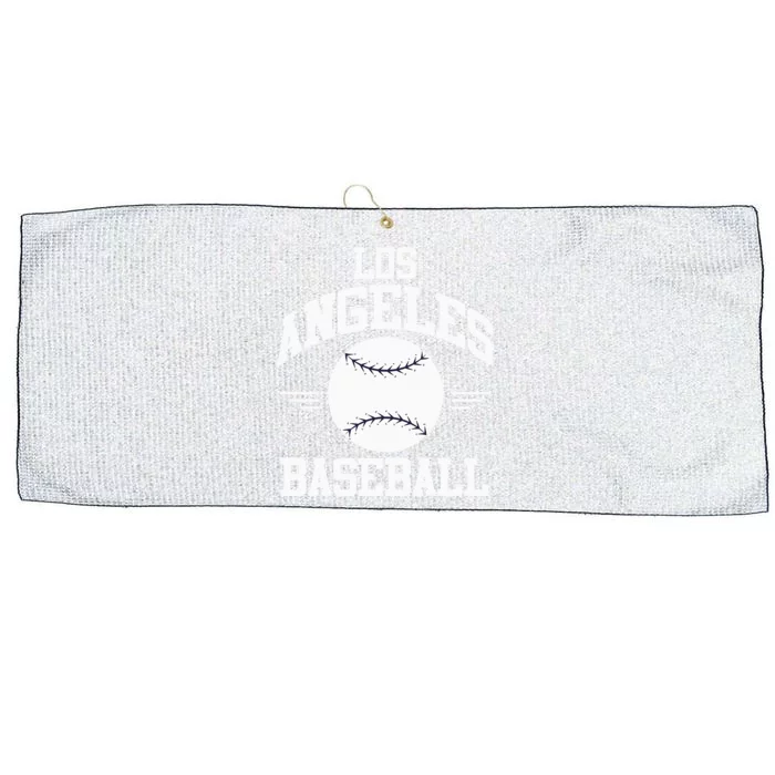 Los Angeles Baseball Fan Large Microfiber Waffle Golf Towel