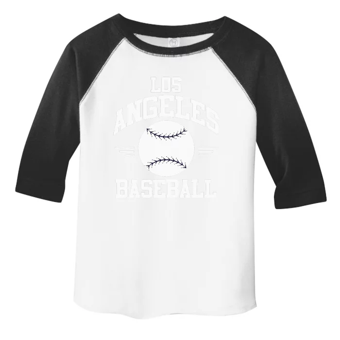 Los Angeles Baseball Fan Toddler Fine Jersey T-Shirt