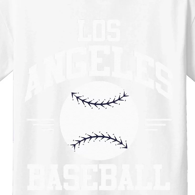 Los Angeles Baseball Fan Kids T-Shirt