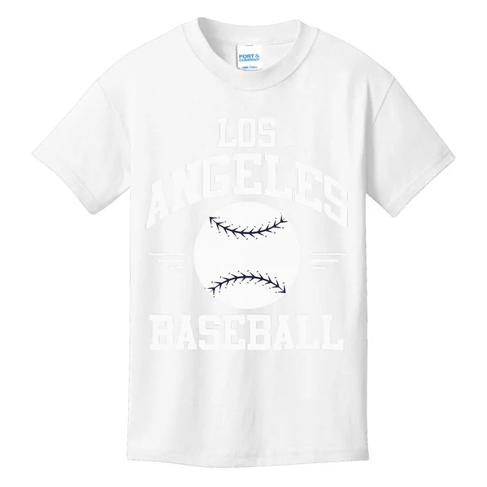 Los Angeles Baseball Fan Kids T-Shirt