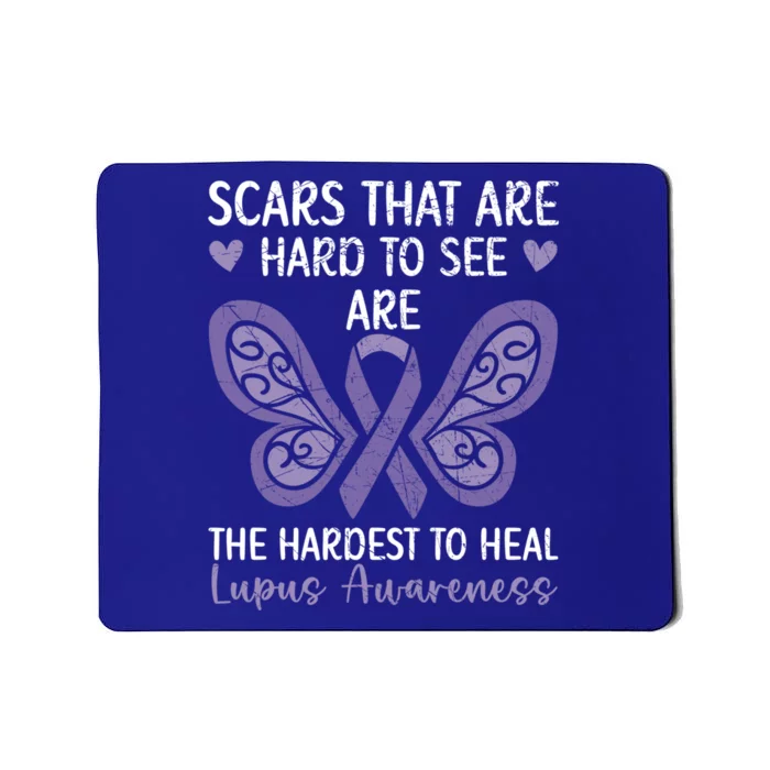 Lupus Awareness Butterfly Wear Purple Sle Autoimmune Disease Meaningful Gift Mousepad