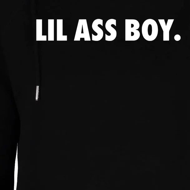 Lil Ass Boy Womens Funnel Neck Pullover Hood