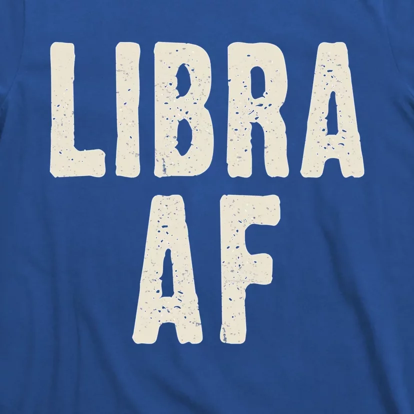 Libra Af Birthday Born In September October Retro Gift Idea Gift T-Shirt