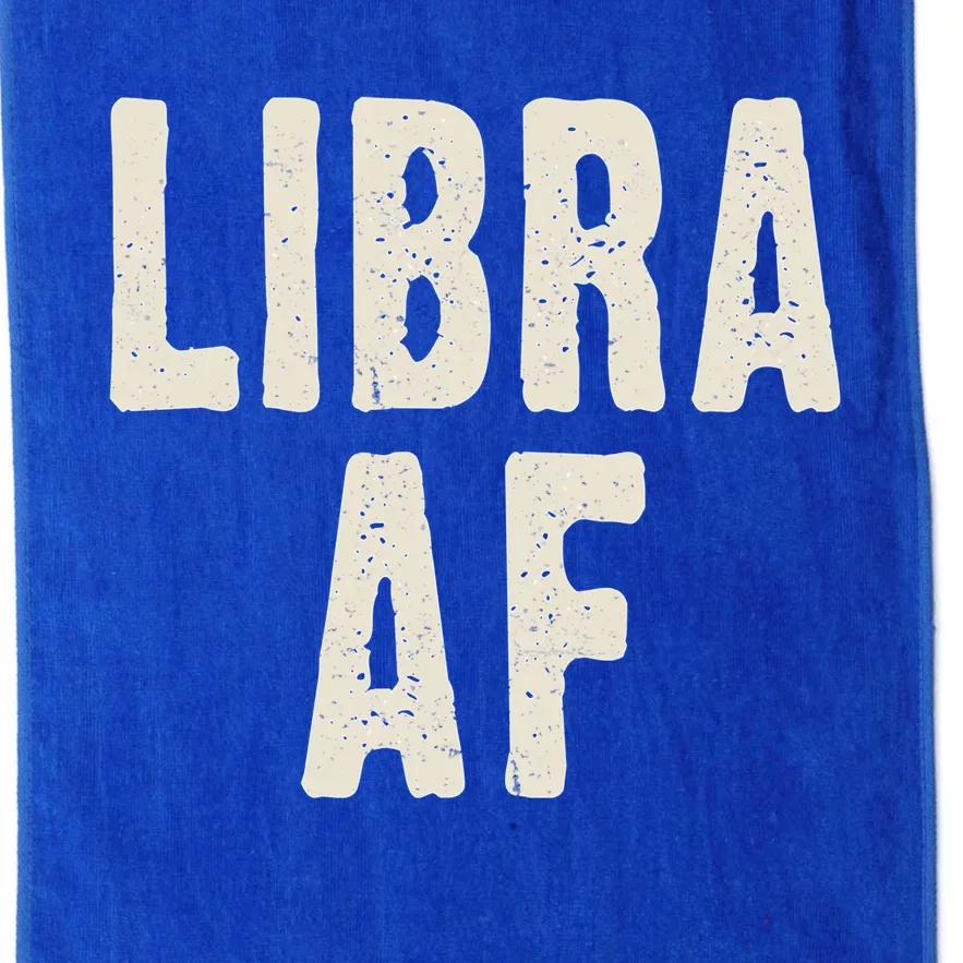 Libra Af Birthday Born In September October Retro Gift Idea Gift Platinum Collection Golf Towel