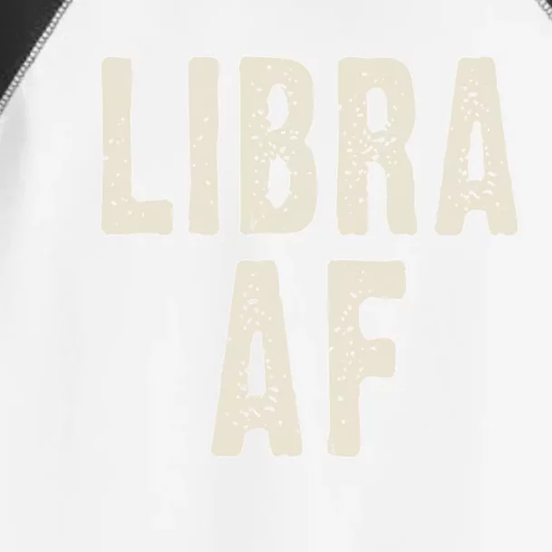 Libra Af Birthday Born In September October Retro Gift Idea Gift Toddler Fine Jersey T-Shirt