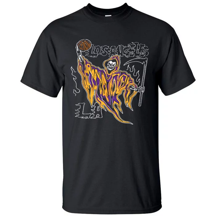 Los Angeles Basketball Player Tall T-Shirt