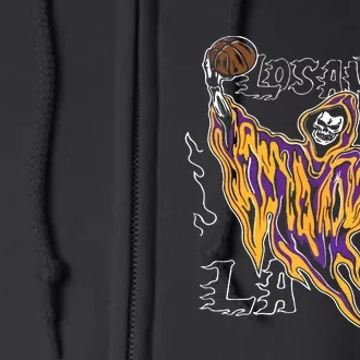 Los Angeles Basketball Player Full Zip Hoodie