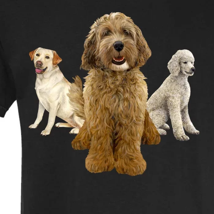 Labradoodle Trio Garment-Dyed Heavyweight T-Shirt