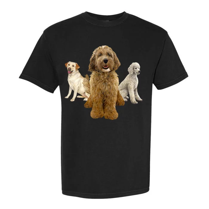 Labradoodle Trio Garment-Dyed Heavyweight T-Shirt