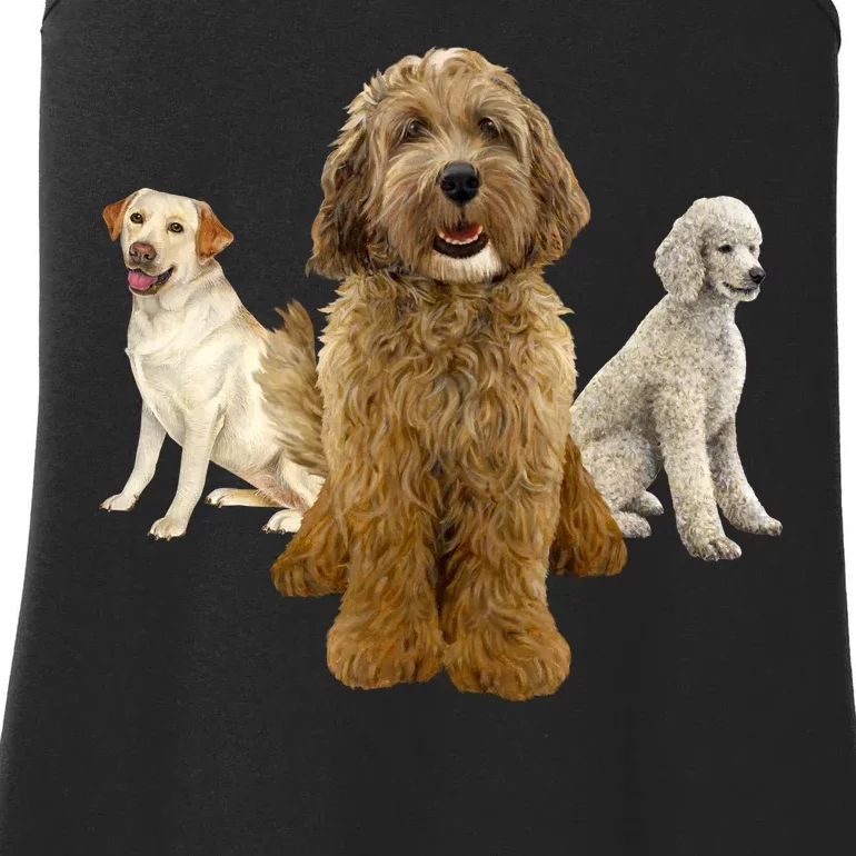 Labradoodle Trio Ladies Essential Tank