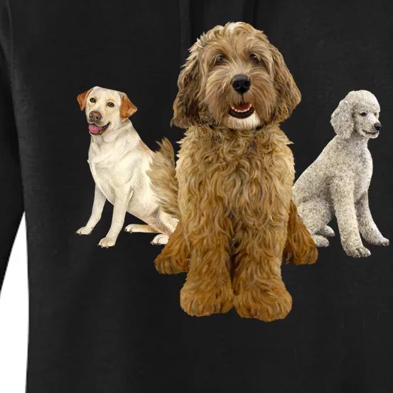 Labradoodle Trio Women's Pullover Hoodie